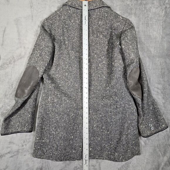 Vintage Pendleton Gray Tweed Wool Tweed Blazer Jacket Men’s 42L Elbow Patch - Picture 9 of 9